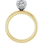 Solitaire Bridal Set (14K Yellow Gold)
