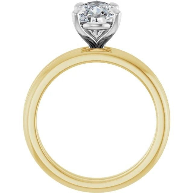 Solitaire Bridal Set (14K Yellow Gold)